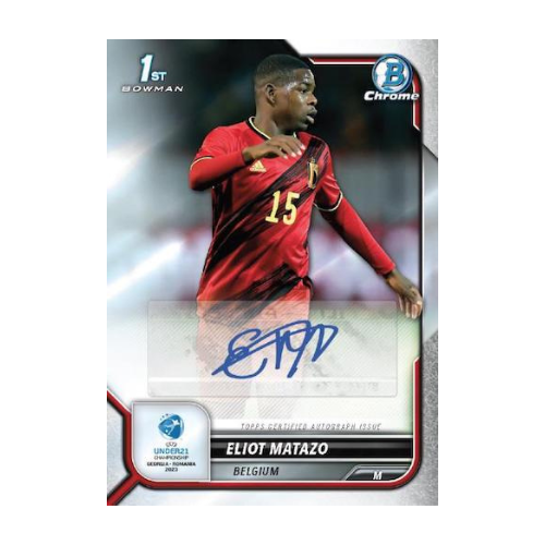 Break:001 - 2022/23 Bowman Topps Chrome Road to UEFA U21 Hobby Boks - Random Team