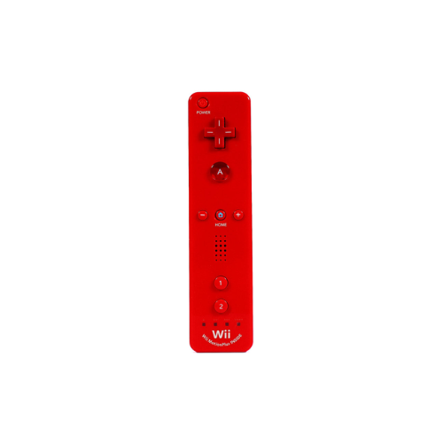 Original Nintendo Wii Motion Plus Kontroll (Rød) - Renovert