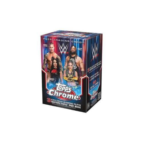 2026 Topps Chrome WWE Blaster Boks [Rip & Ship] - Nordic Card Vault