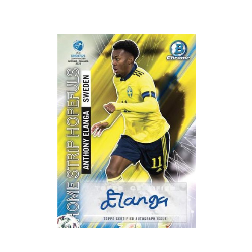 Break:001 - 2022/23 Bowman Topps Chrome Road to UEFA U21 Hobby Boks - Random Team [Live Only] - Nordic Card Vault