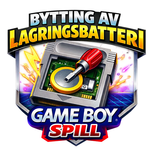 Bytting av Lagringsbatteri - Game Boy Spill - Nordic Card Vault