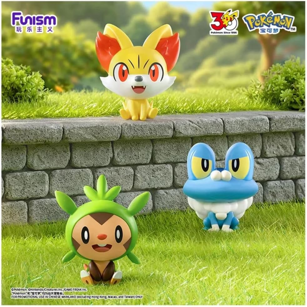 Funism - Pokémon: 30th Anniversary First Partners Series Figure Blind Box (Forhåndsbestilling) - Nordic Card Vault