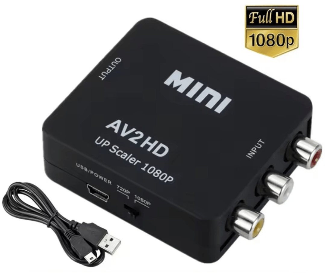 Mini AV til HDMI Omformer Adapter - Nordic Card Vault
