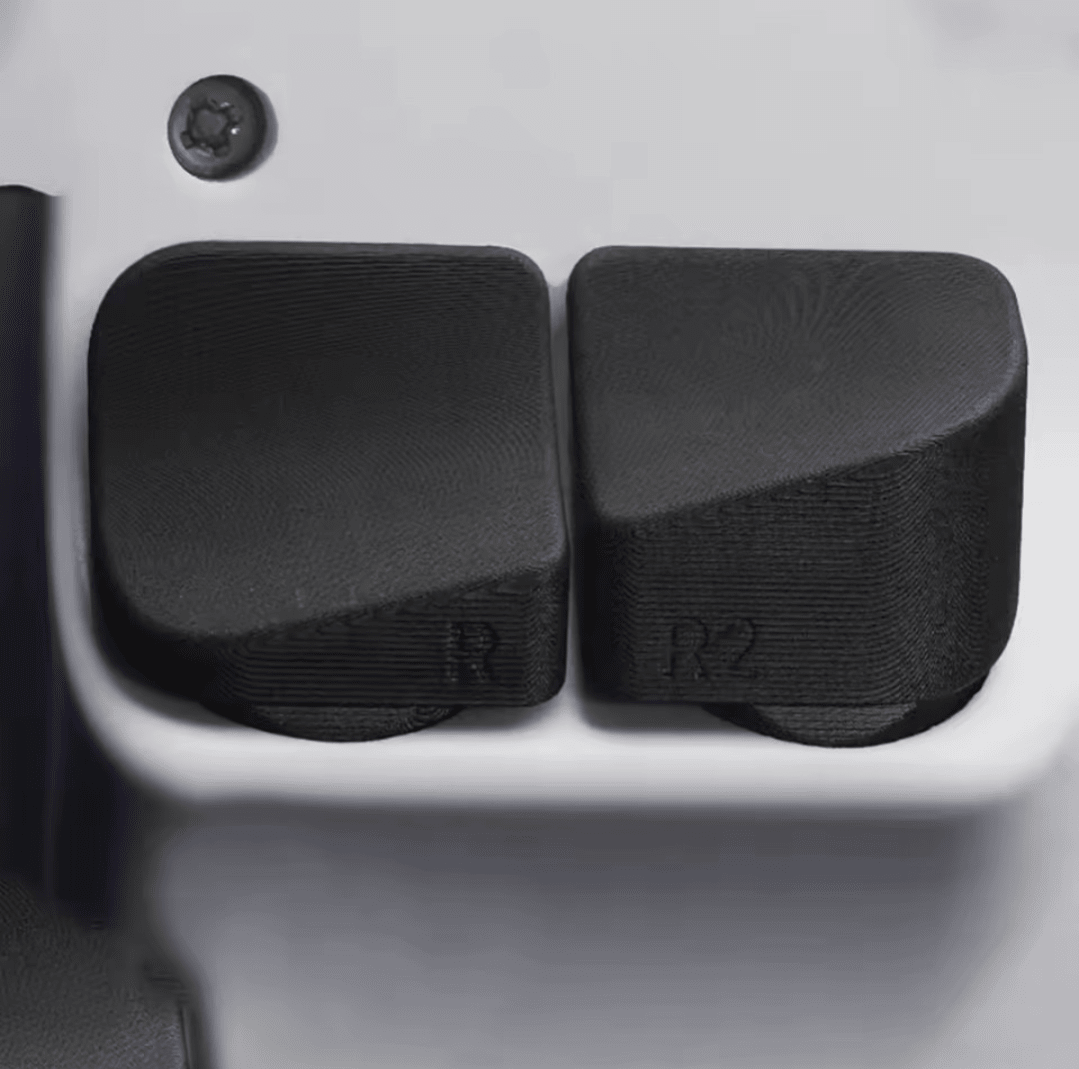 R36S Ergonomisk Shoulder Buttons - 3D Printet - Nordic Card Vault
