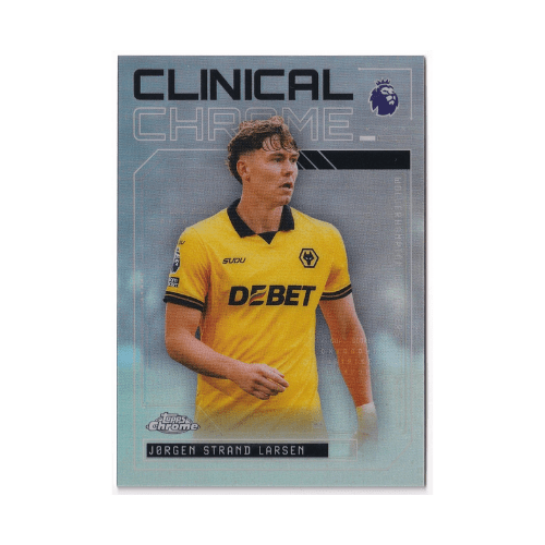 Topps Chrome PL 25/26 - Jørgen Strand Larsen - Clinical Chrome - Nordic Card Vault